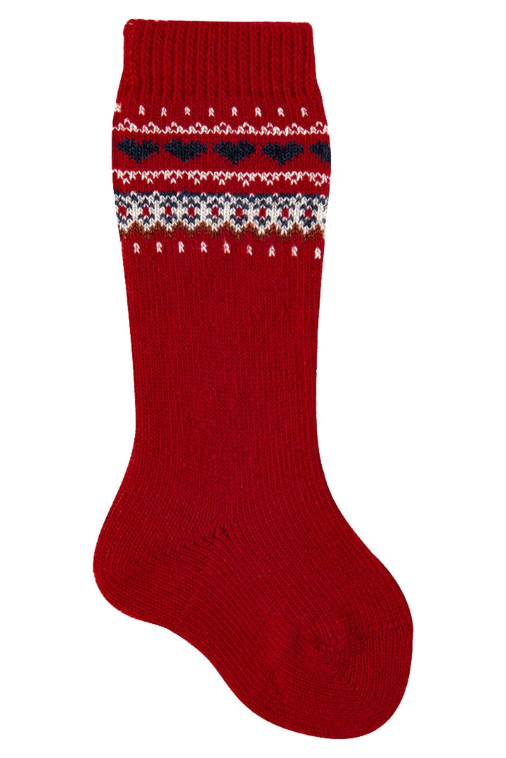 Condor Merino Wool Fair Isle Socks - Millie and John
