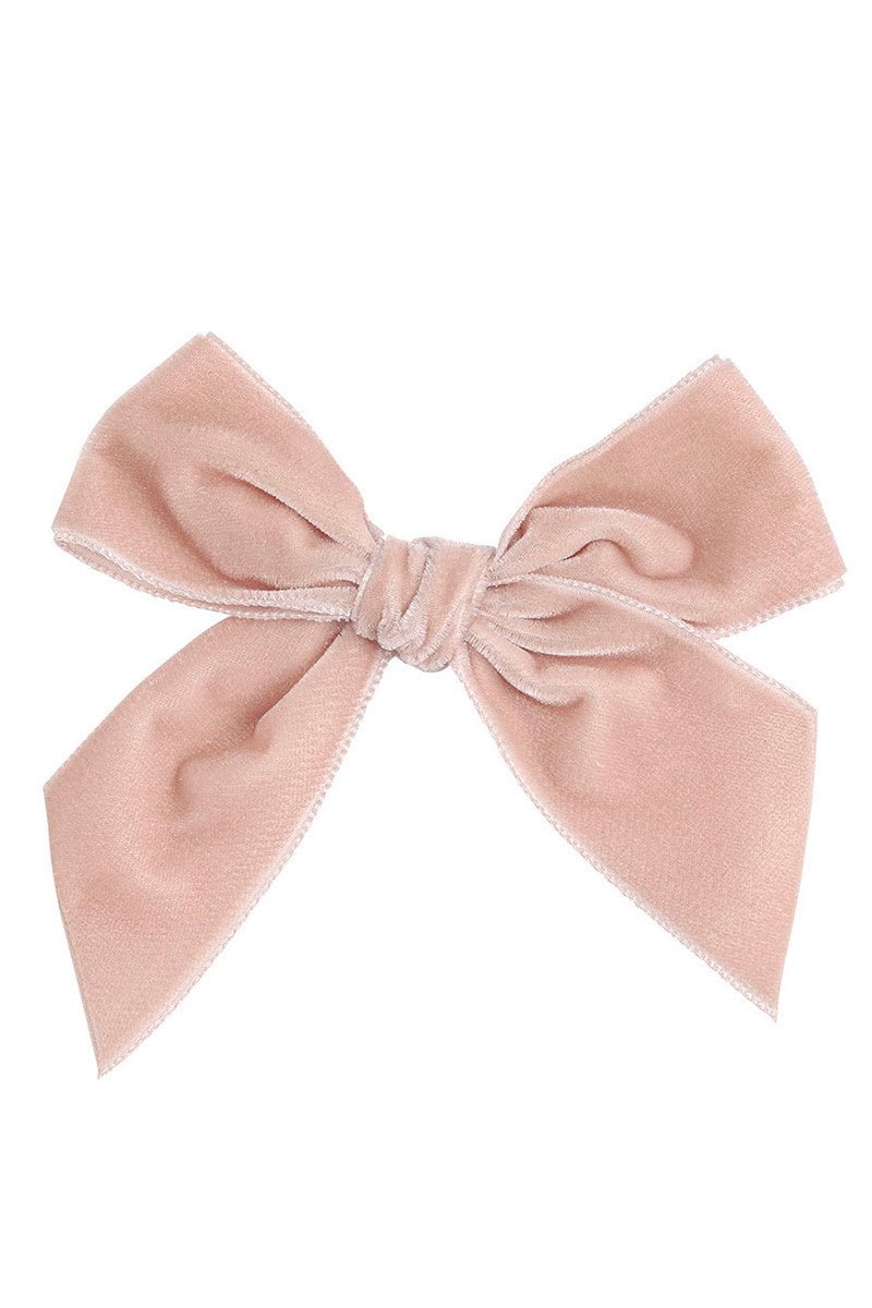 Condor Velvet Bow Hair Clip - Millie and John