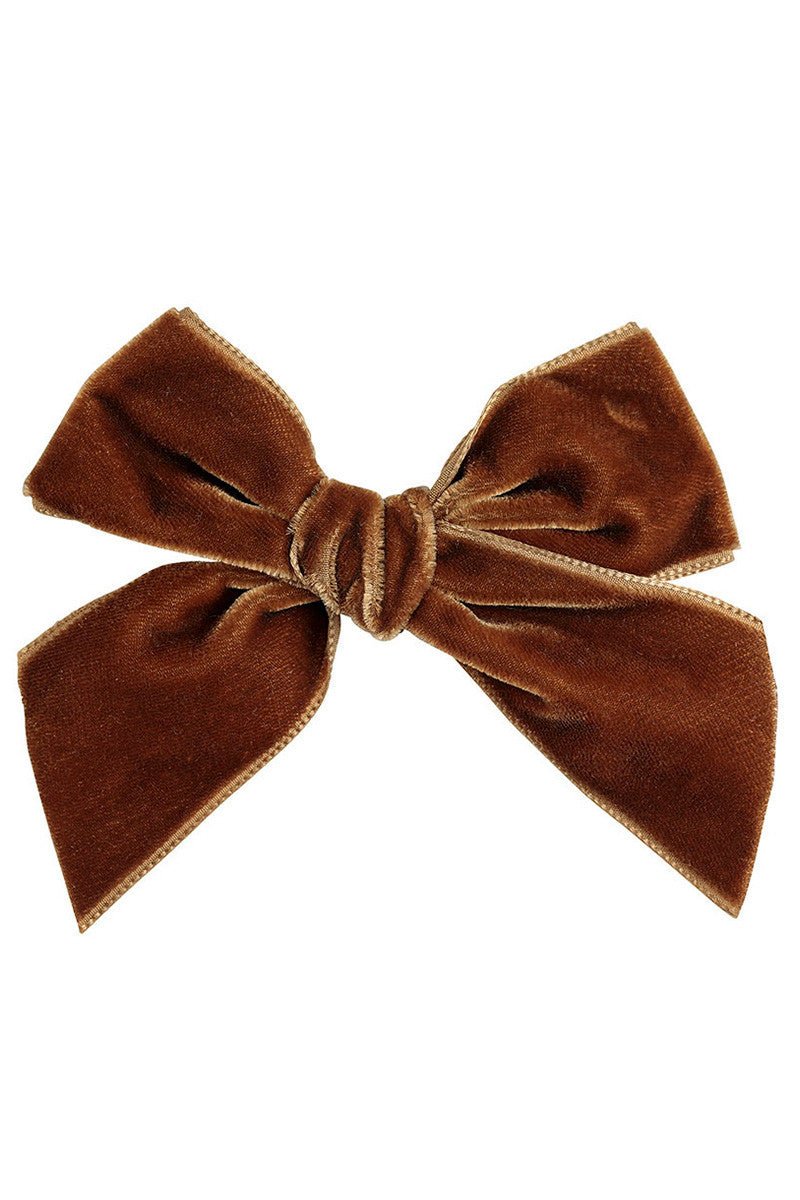 Condor Velvet Bow Hair Clip - Millie and John