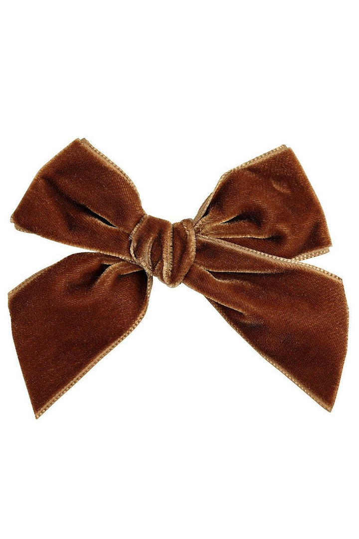 Condor Velvet Bow Hair Clip - Millie and John