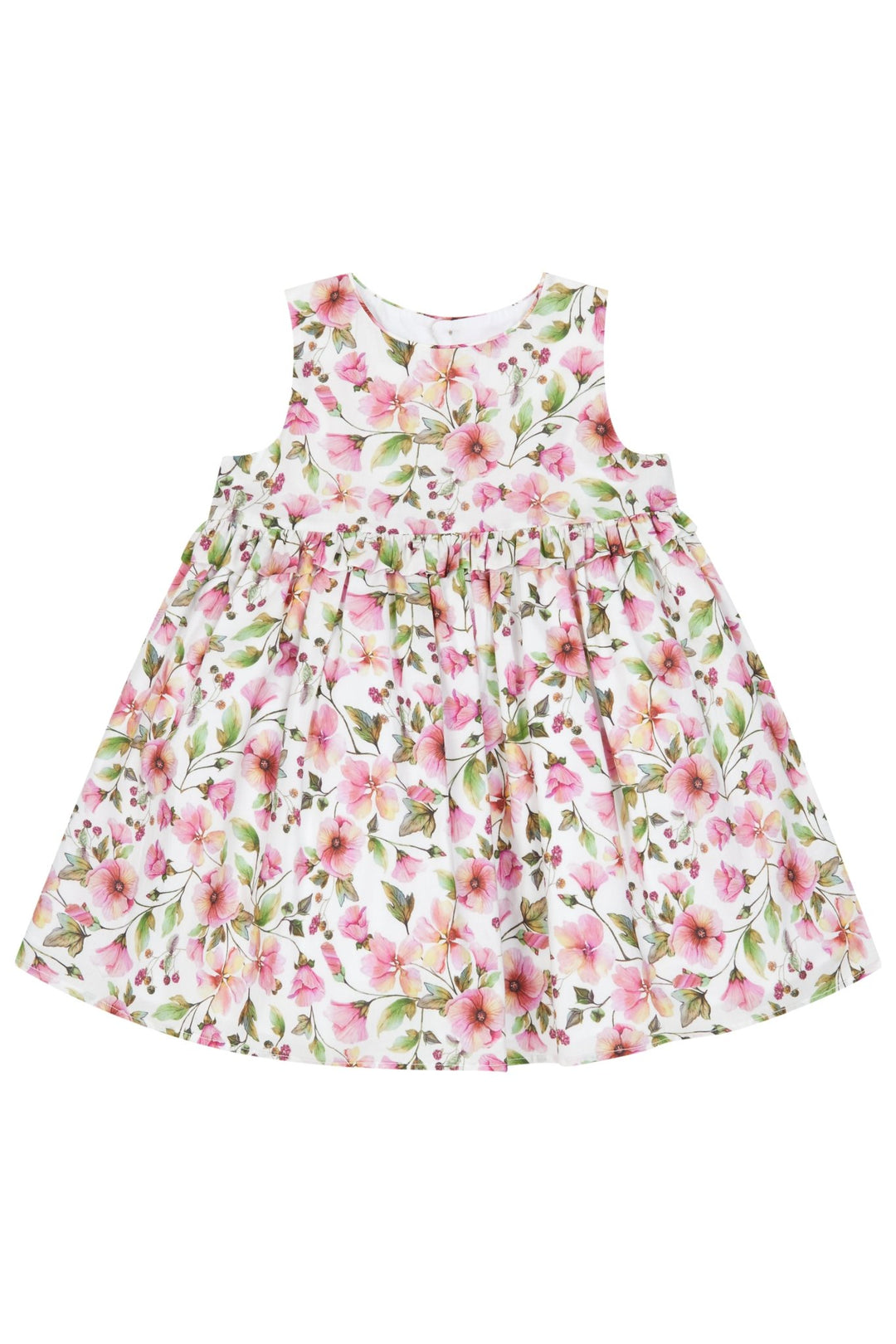Deolinda "Ada" Dusky Pink Floral Dress - Millie and John