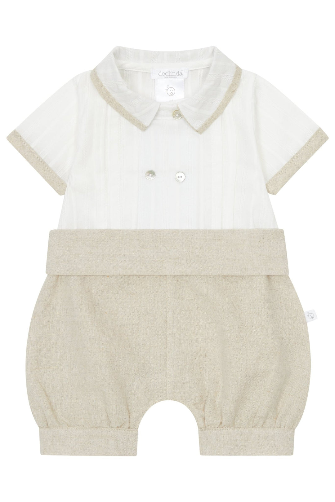 Deolinda "Asher" Beige Romper - Millie and John