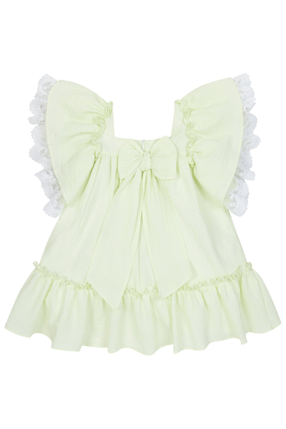 Deolinda "Athena" Pale Green Lace Dress - Millie and John