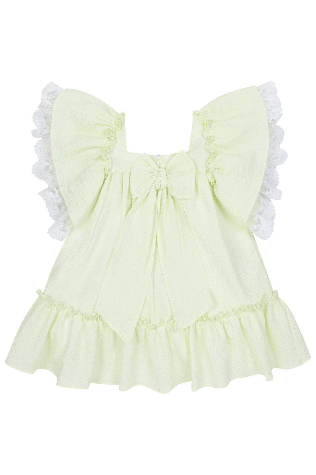 Deolinda "Athena" Pale Green Lace Dress - Millie and John