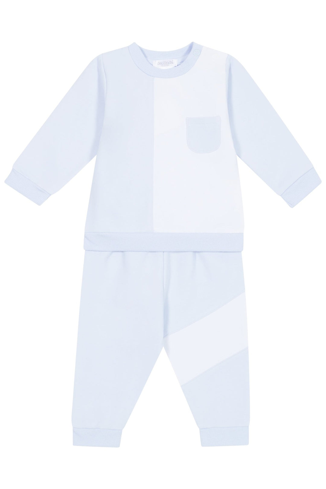 Deolinda "Jalen" Baby Blue & White Tracksuit - Millie and John