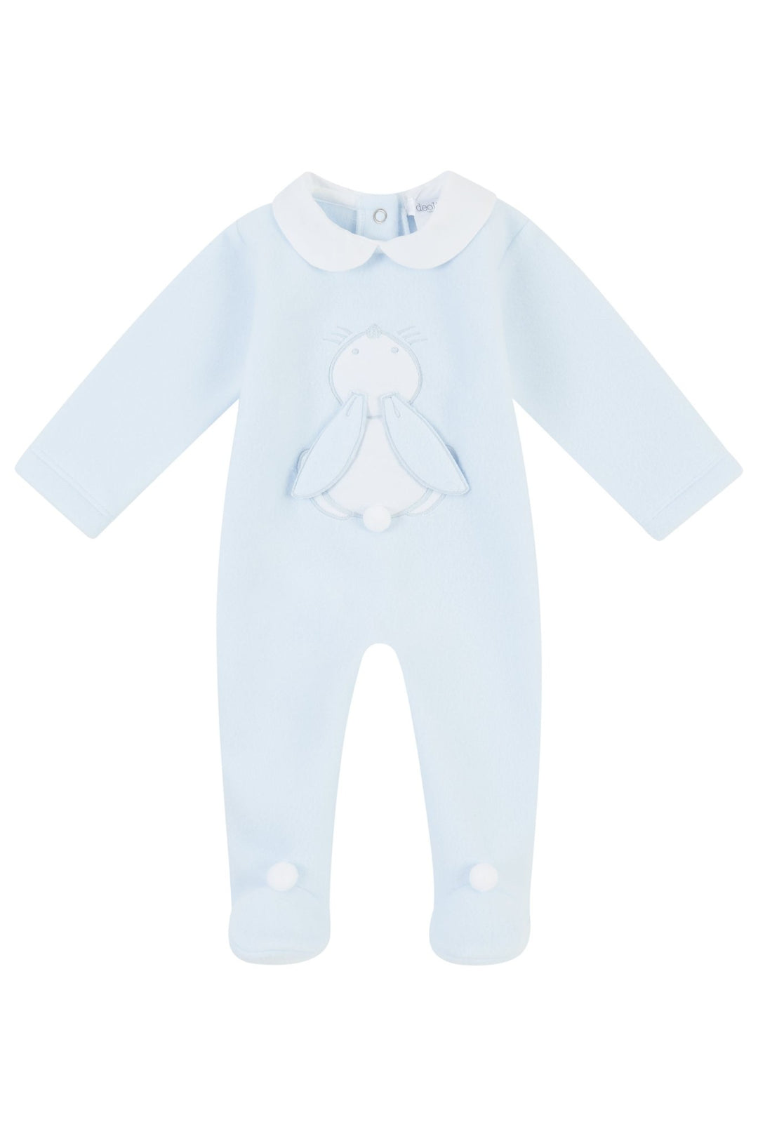 Deolinda "Sage" Fleece Bunny Sleepsuit - Millie and John