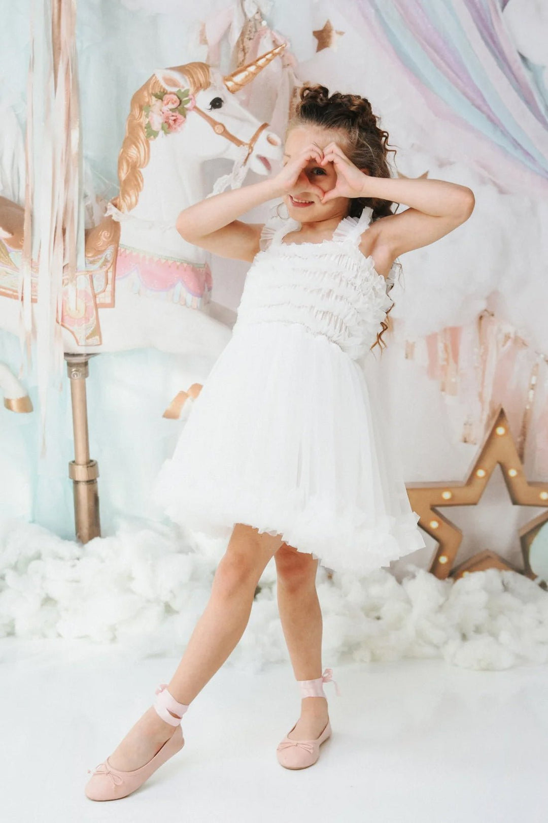 DOLLY by Le Petit Tom White Tutu Dress - Millie and John