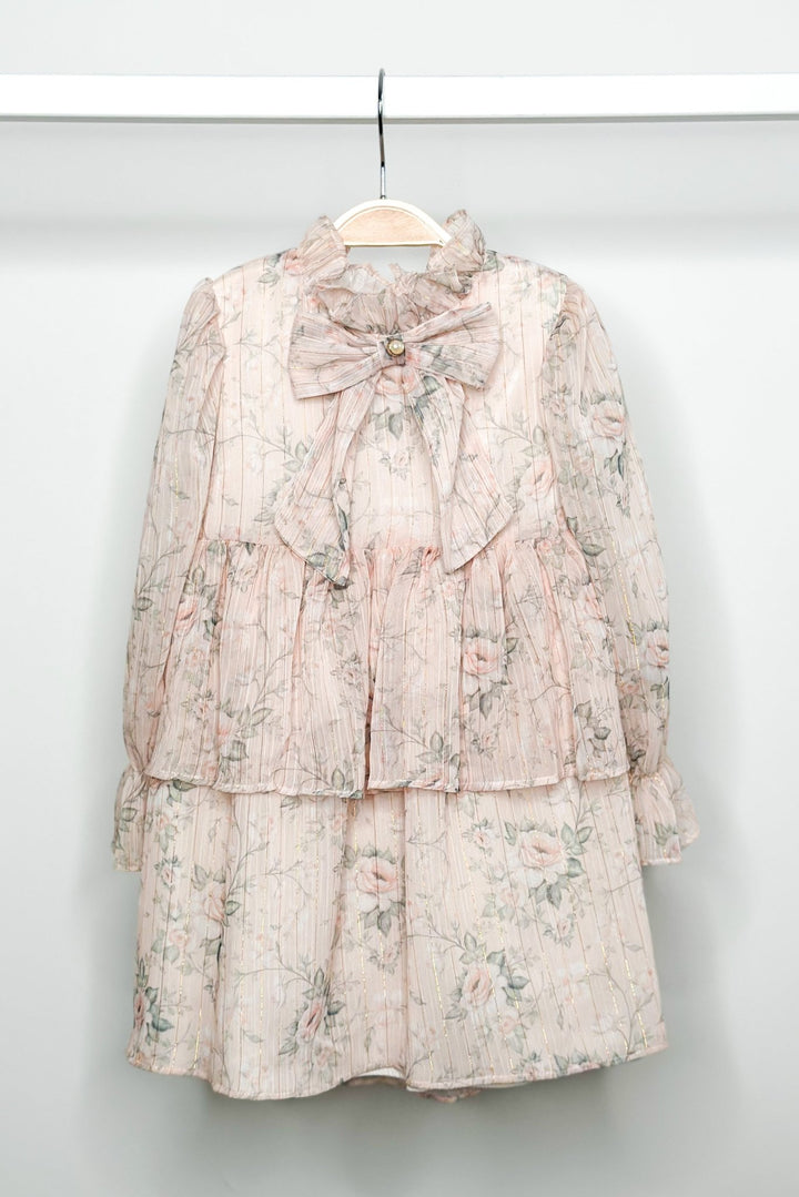 Fofettes "Vienna" Pink Floral Dress - Millie and John