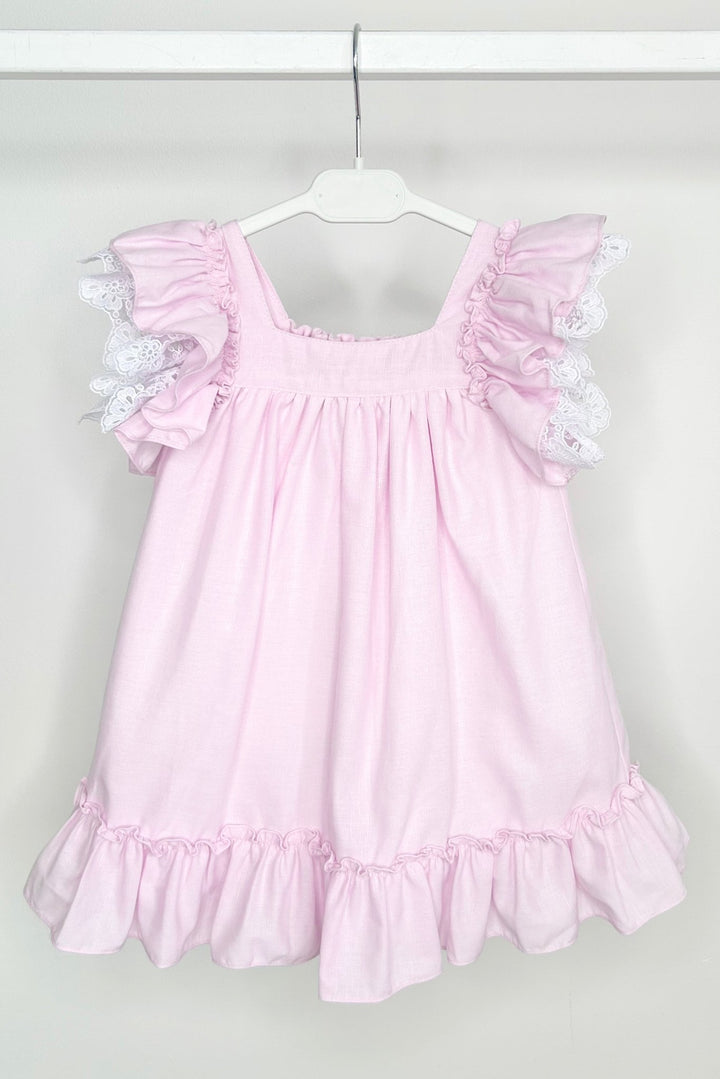 Fofettes x Be Chic "Luna" Lilac Lace Bow Dress - Millie and John