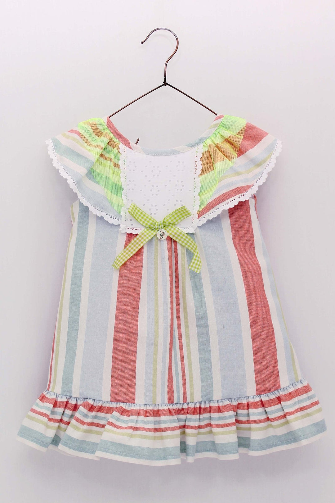 Foque SS24 | "Calliope" Multicoloured Striped Dress Millie and John Foque SS24 | "Calliope" Multicoloured Striped Dress Millie and John
