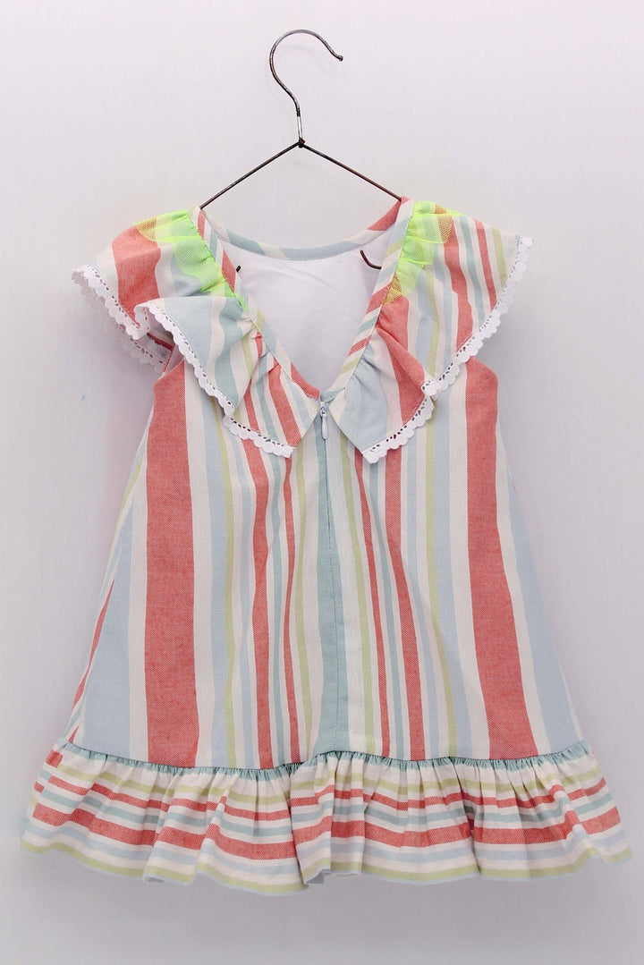 Foque "Calliope" Multicoloured Striped Dress - Millie and John