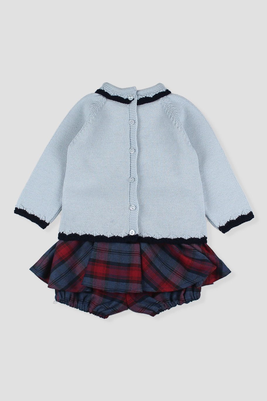 Foque "Clara" Ballerina Jumper &amp; Tartan Skort - Millie and John