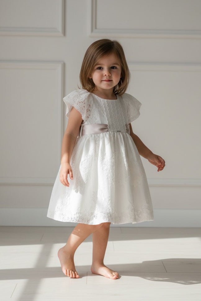 Foque "Dottie" Ivory Lace Dress - Millie and John