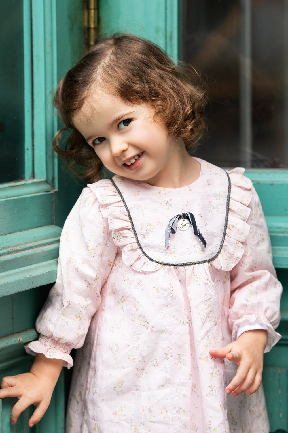 Foque "Hope" Pink Floral Dress - Millie and John