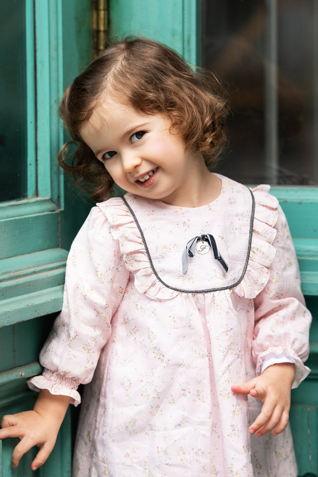 Foque "Hope" Pink Floral Dress - Millie and John