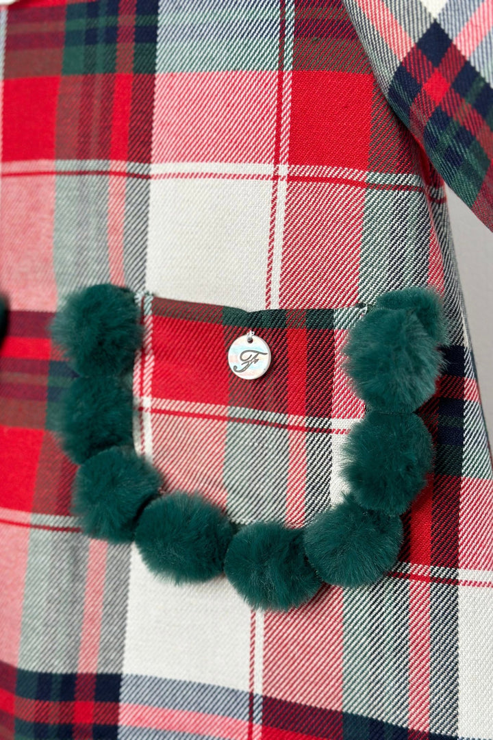 Foque "Ophelia" Red Tartan Dress & Bloomers - Millie and John