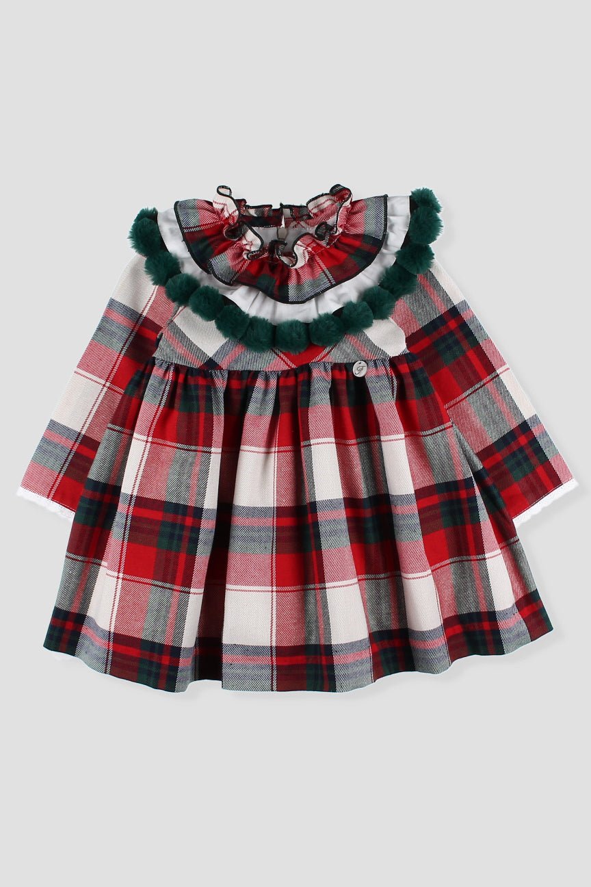 Foque "Stella" Red Tartan Dress - Millie and John