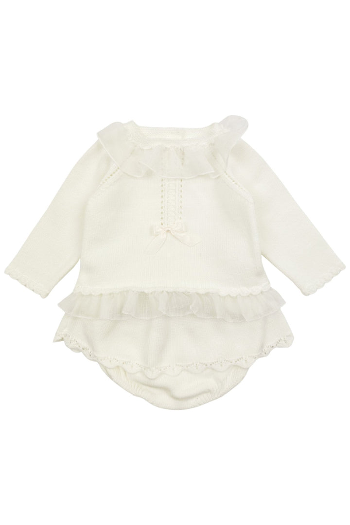 Granlei "Cora" Ivory Knit Top & Bloomers - Millie and John