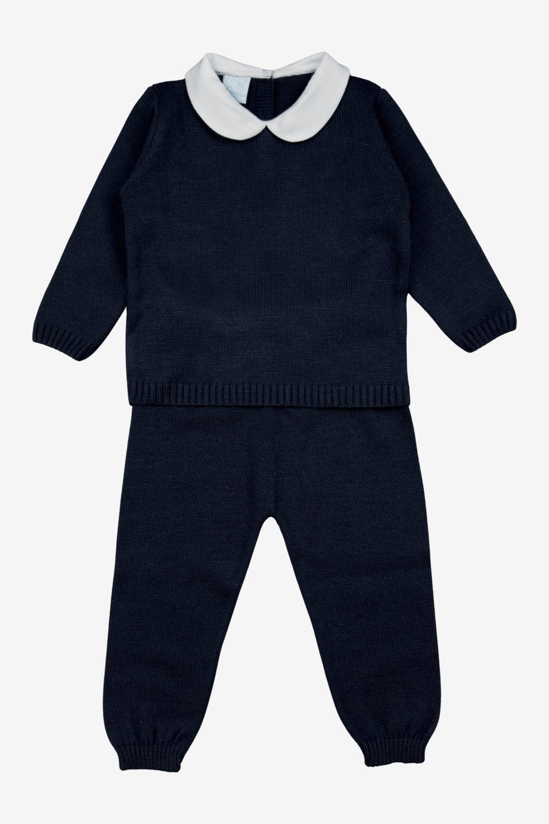 Granlei "Freddie" Navy Knitted Top & Trousers - Millie and John