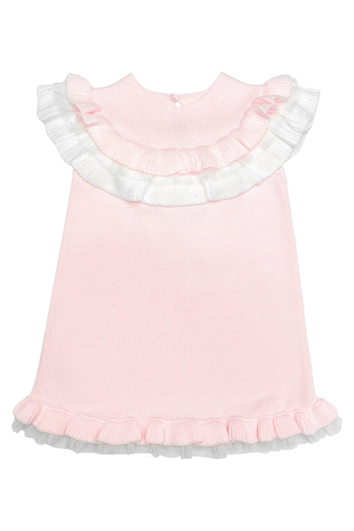 Granlei "Giselle" Baby Pink Knit Tulle Dress - Millie and John