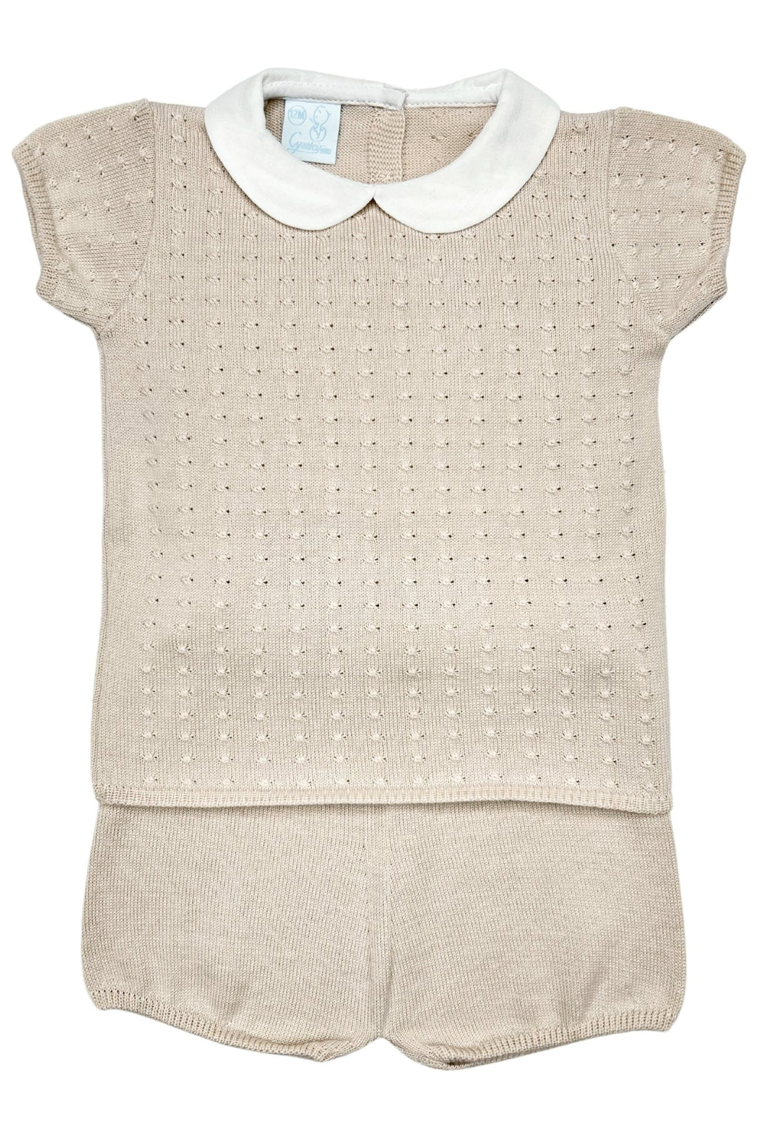 Granlei "Harry" Stone Knit Top & Shorts - Millie and John