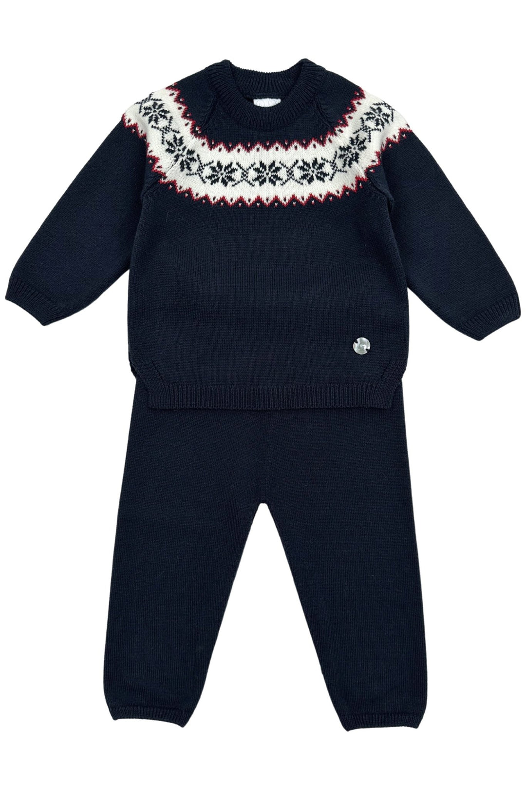 Granlei "Silas" Navy Knitted Tracksuit - Millie and John