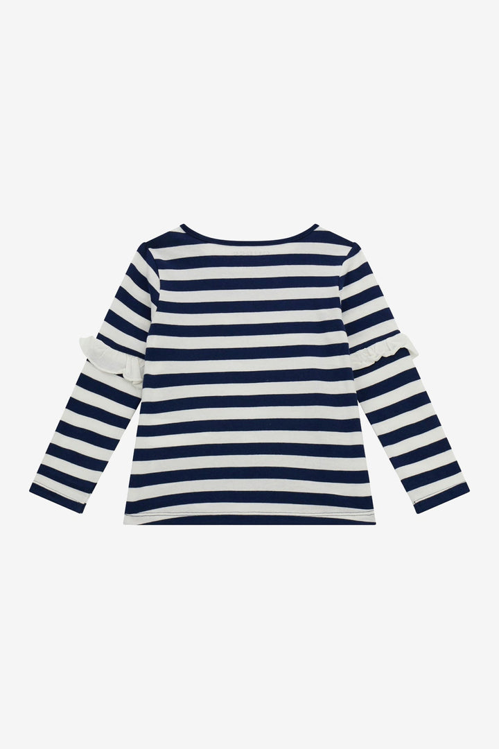 GUESS® Kids "Amber" Navy & White Striped Top - Millie and John