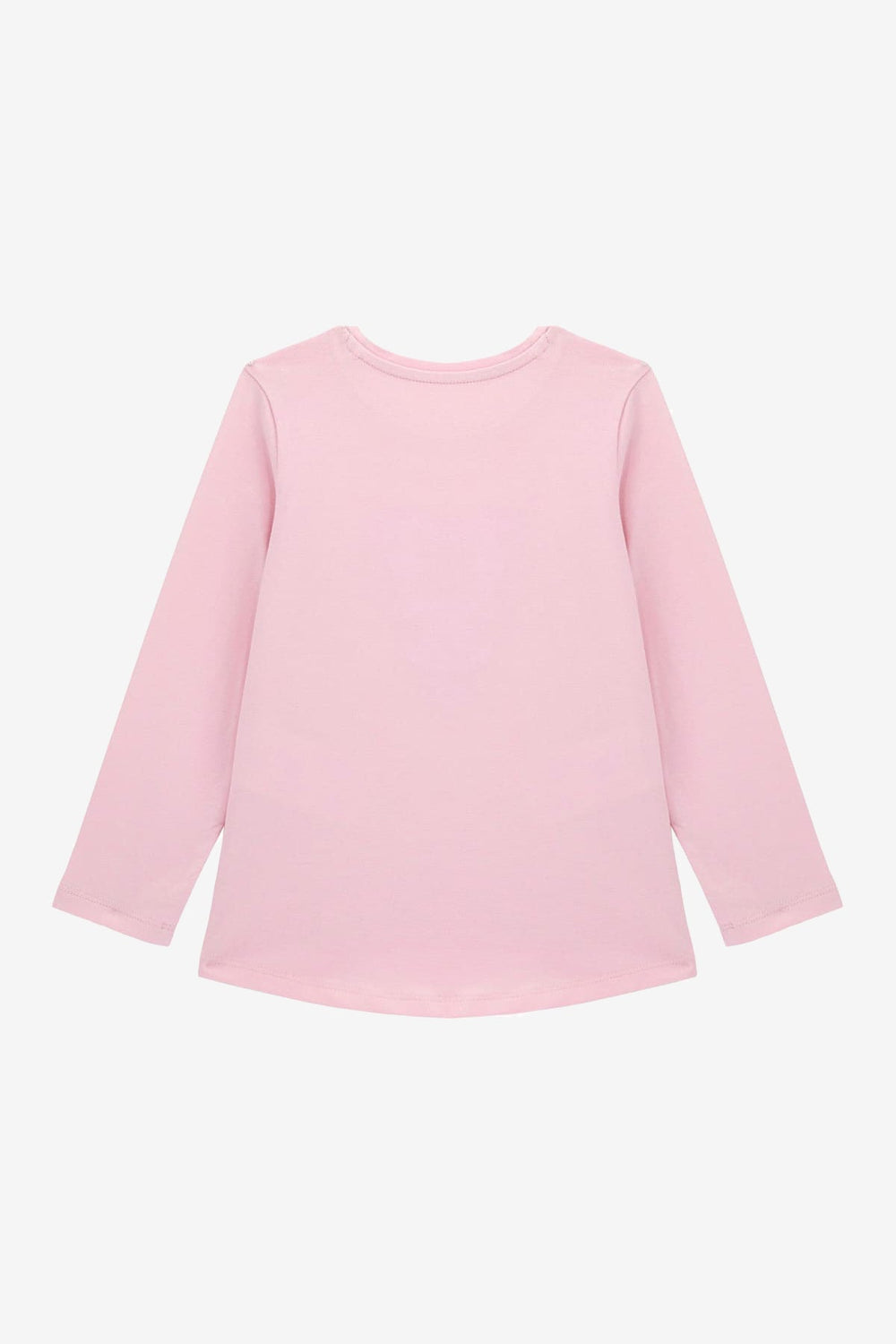 GUESS® Kids "Ava" Cotton Candy Pink Multicoloured Sequin Logo Top - Millie and John