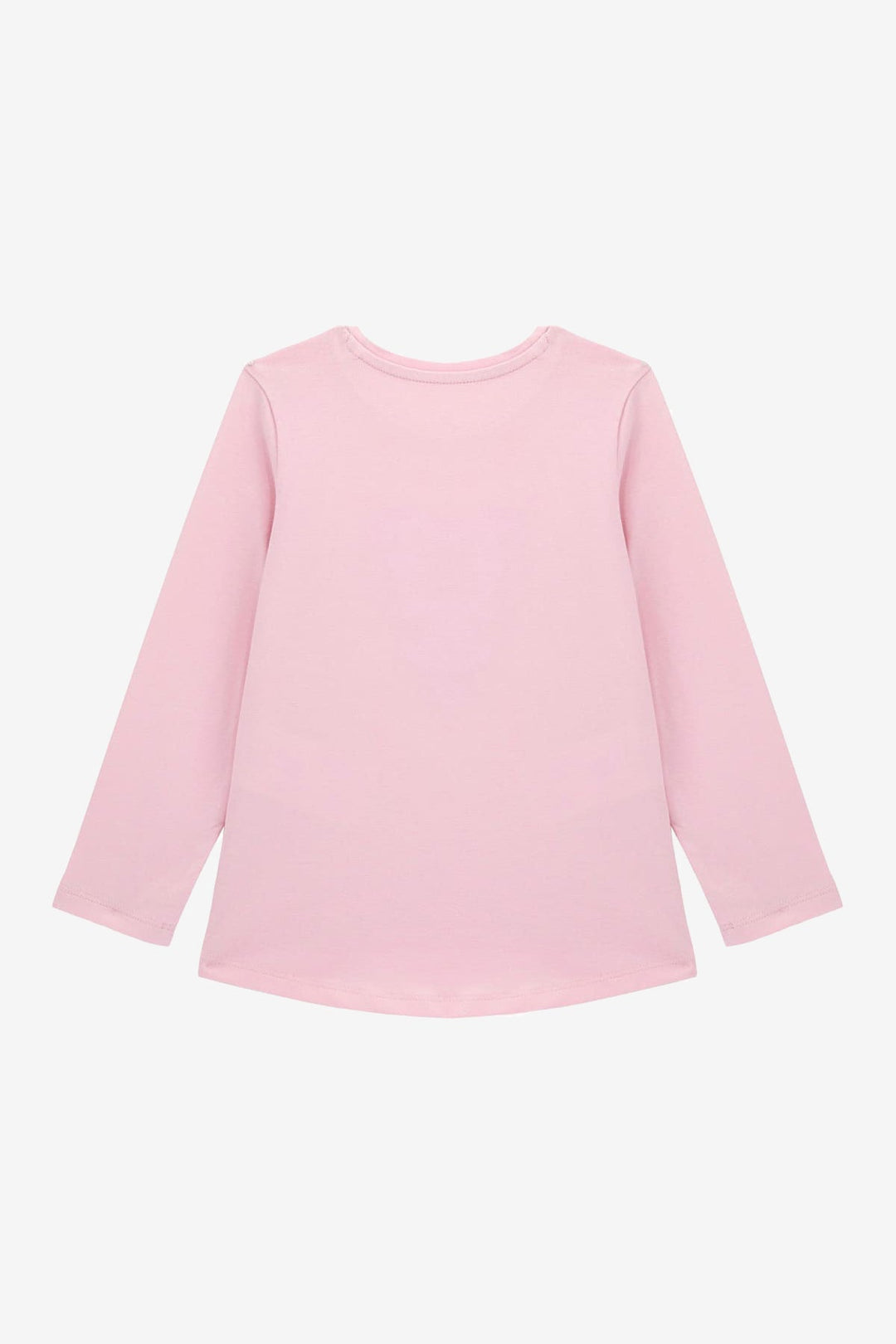 GUESS® Kids "Ava" Cotton Candy Pink Multicoloured Sequin Logo Top - Millie and John