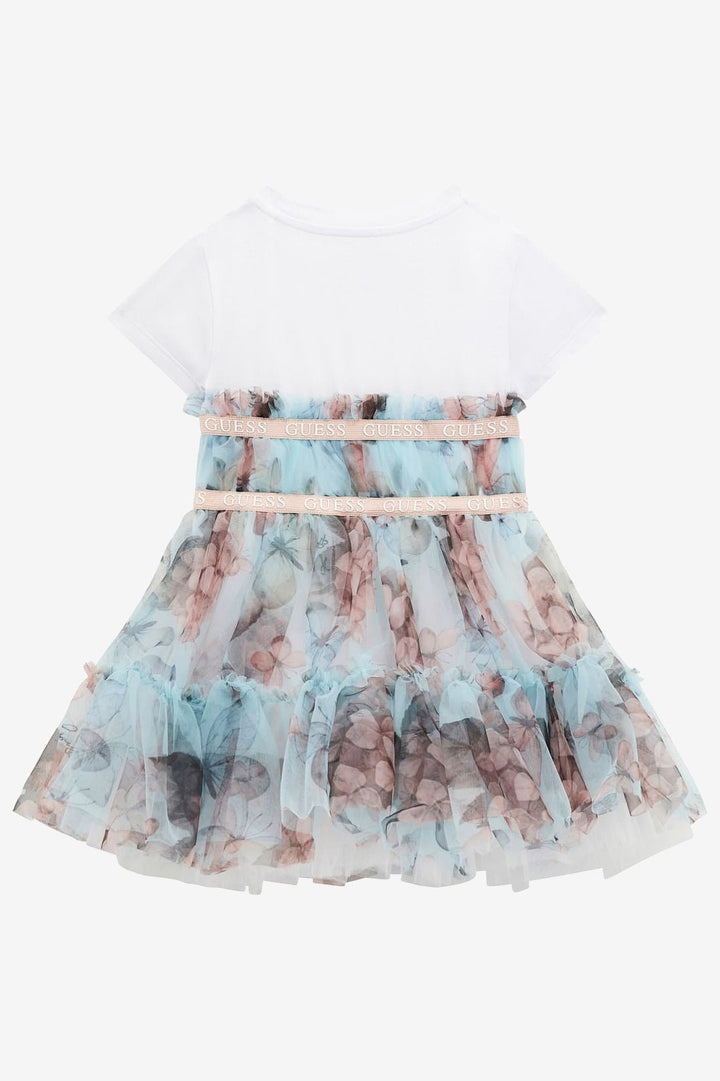 GUESS® Kids "Beatrice" Mint Butterfly Tulle Dress - Millie and John