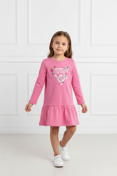 hot pink guess dress 