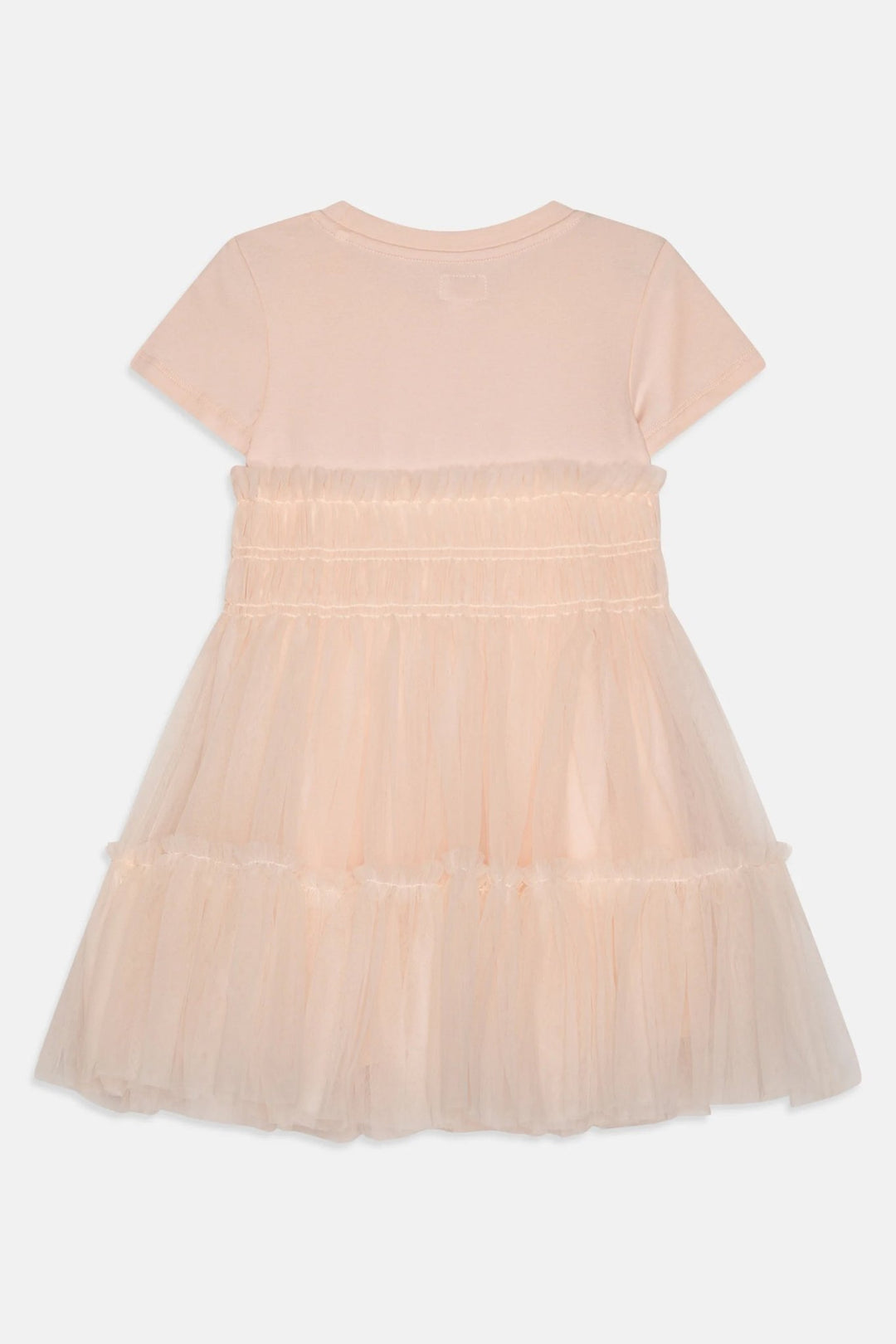 GUESS® Kids "Clara" Pale Peach Tulle Dress - Millie and John