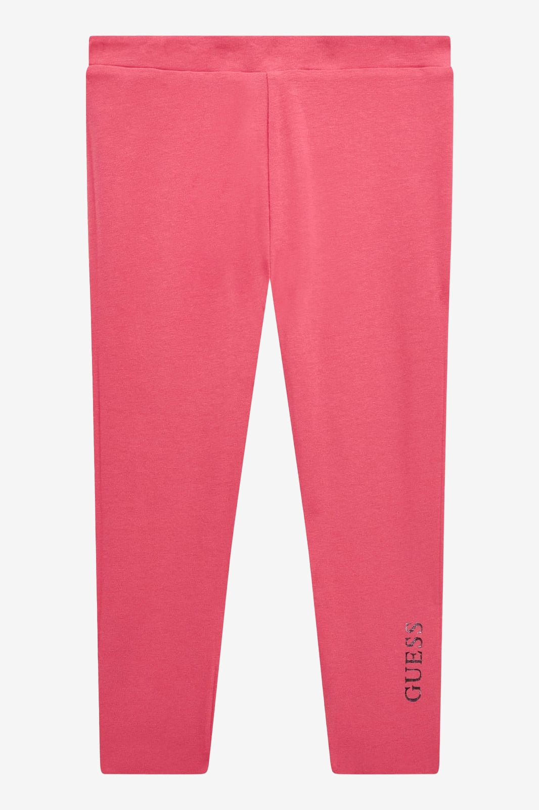 GUESS® Kids "Imogen" Cerise LOVE Sequin T-Shirt & Reversible Heart Leggings - Millie and John