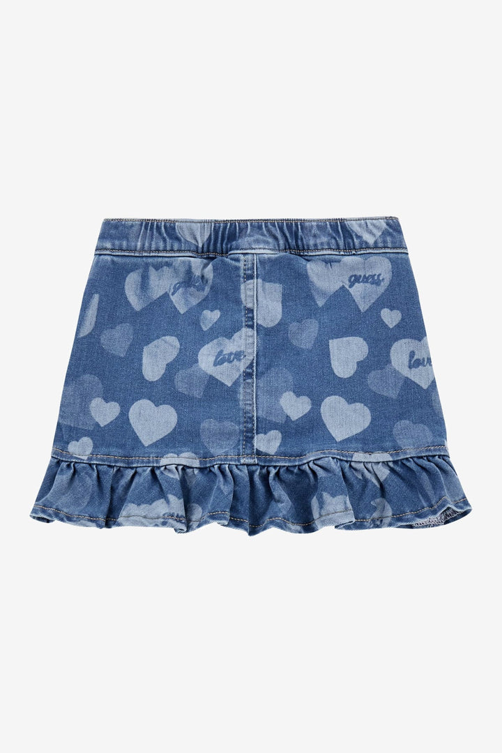 GUESS® Kids "Isla" Denim Heart Skirt - Millie and John