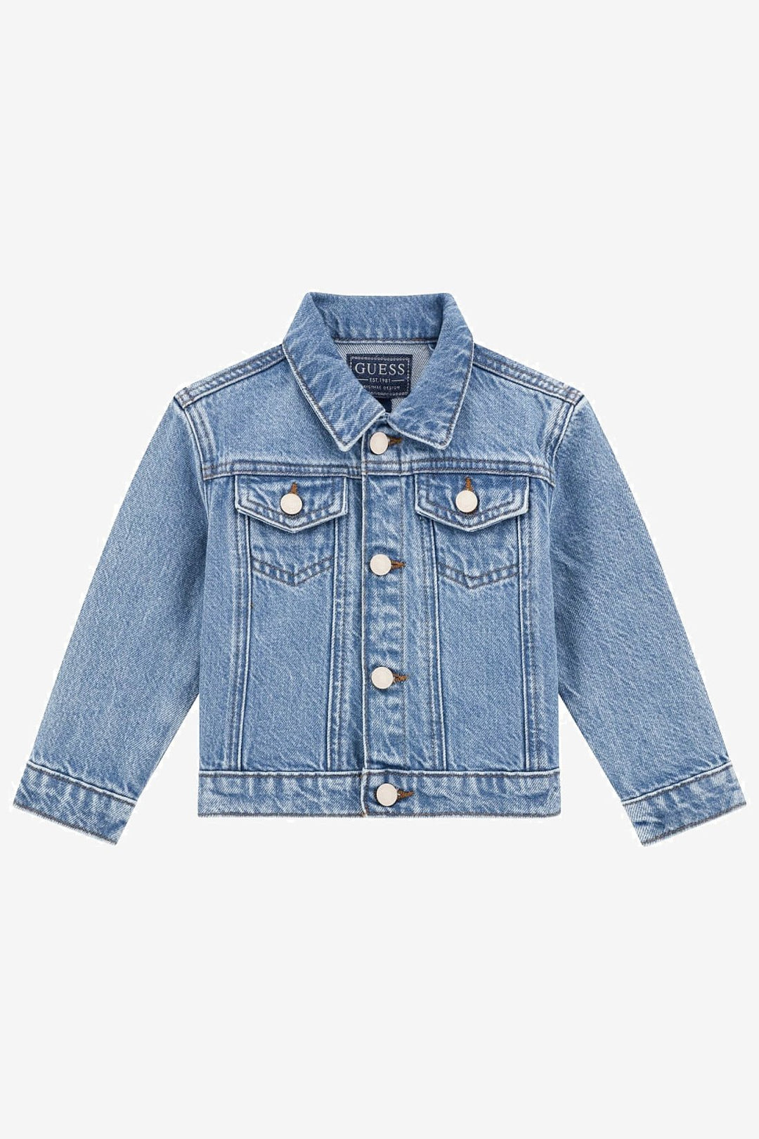 GUESS® Kids "Kitty" Denim Heart Jacket - Millie and John