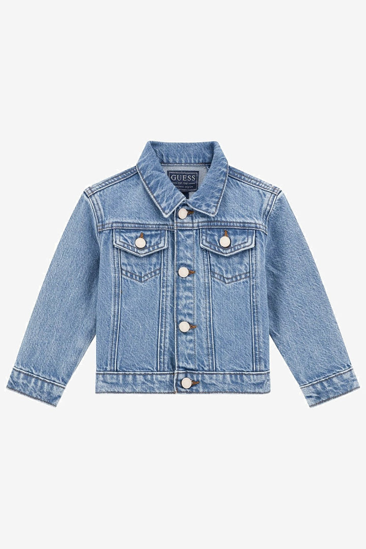 GUESS® Kids "Kitty" Denim Heart Jacket - Millie and John