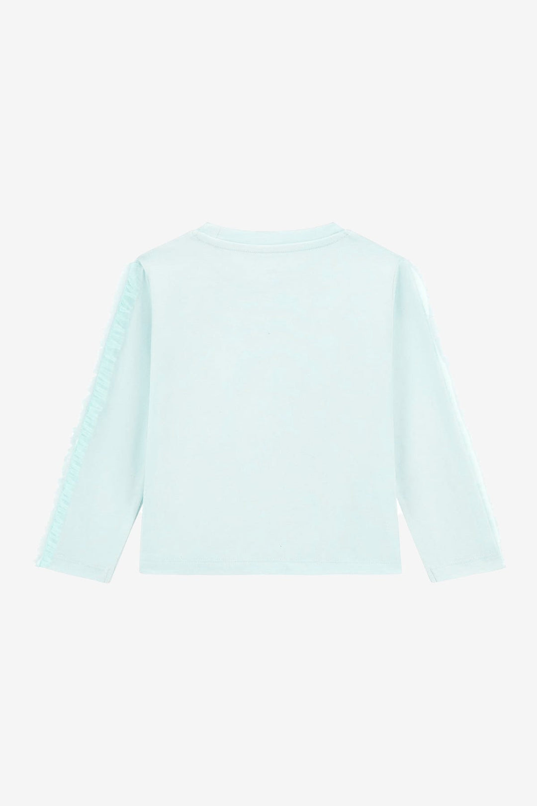 GUESS® Kids "Lyla" Aqua & Pink Cat Tulle Top - Millie and John