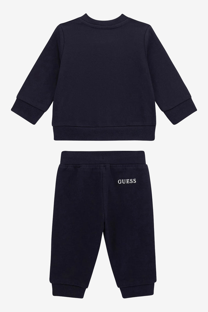 GUESS® Kids "Miles" Navy Bear Jacket & Joggers - Millie and John