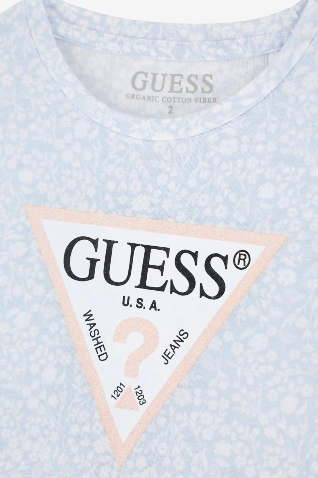 GUESS® Kids "Nell" Blue Floral T-Shirt & Shorts - Millie and John