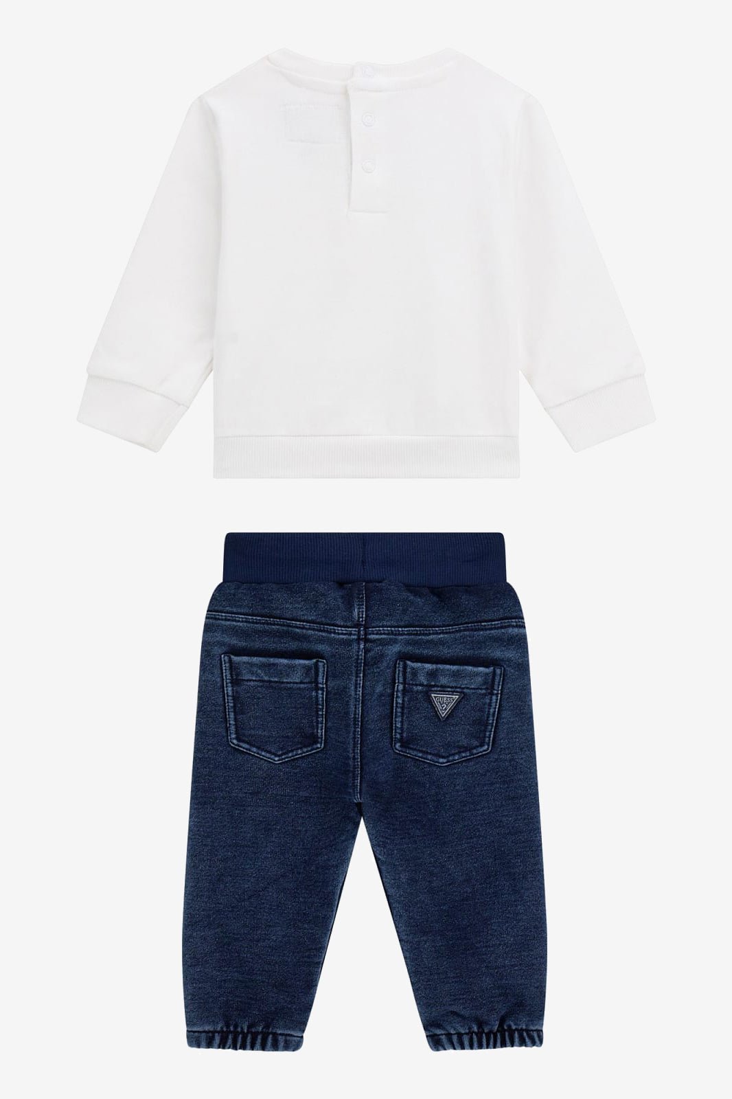 GUESS® Kids "Noel" White Festive Bear Sweatshirt & Joggers - Millie and John