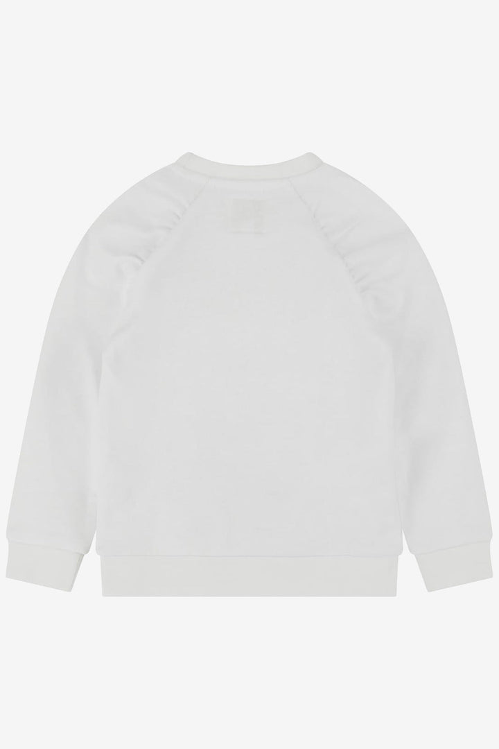 GUESS® Kids "Ophelia" White & Gold Bear Sweatshirt - Millie and John