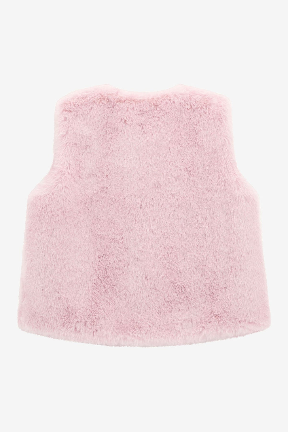 GUESS® Kids "Poppy" Cotton Candy Pink Faux Fur Gilet - Millie and John