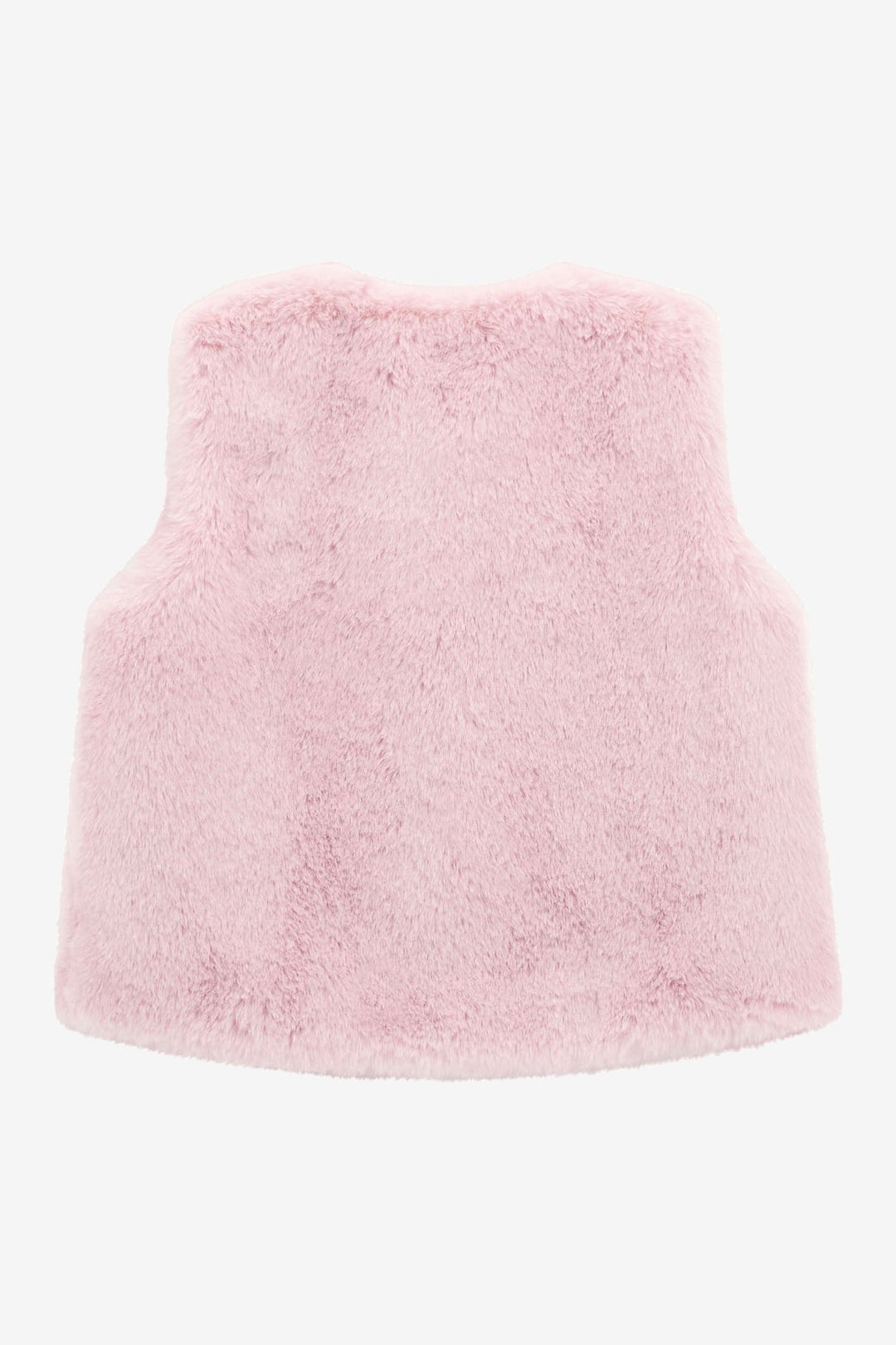 GUESS® Kids "Poppy" Cotton Candy Pink Faux Fur Gilet - Millie and John