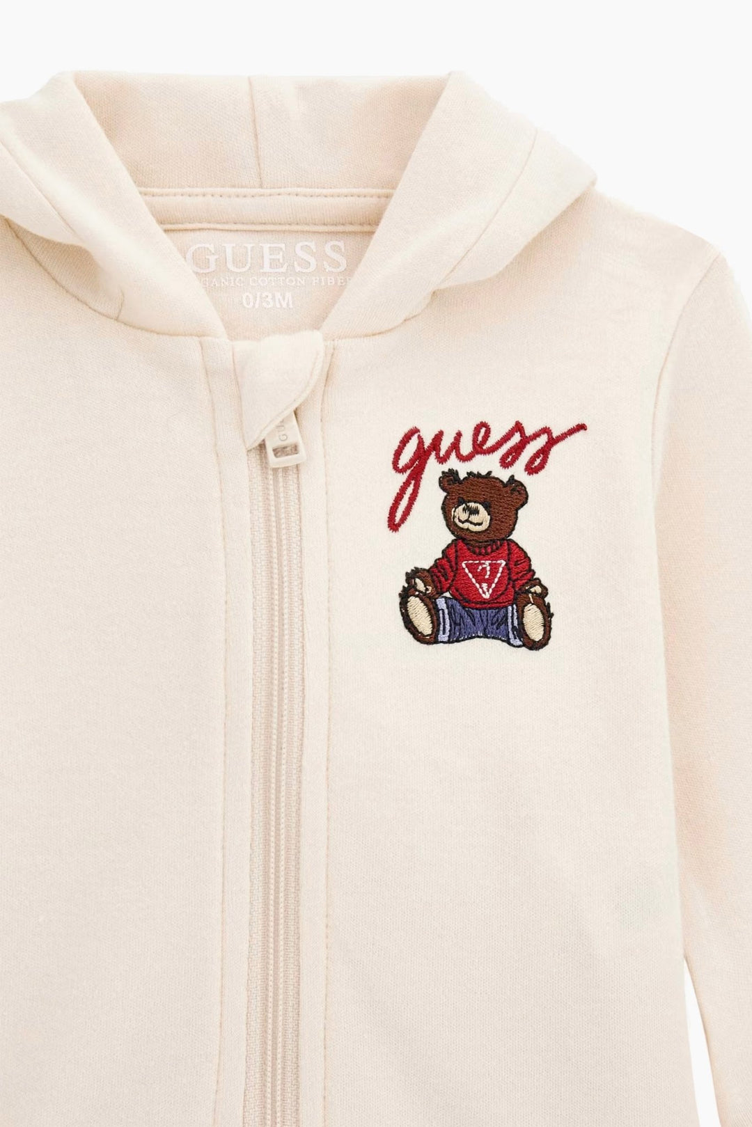 GUESS® Kids "Rory" Sand Teddy Bear 3 - Piece Hooded Set - Millie and John