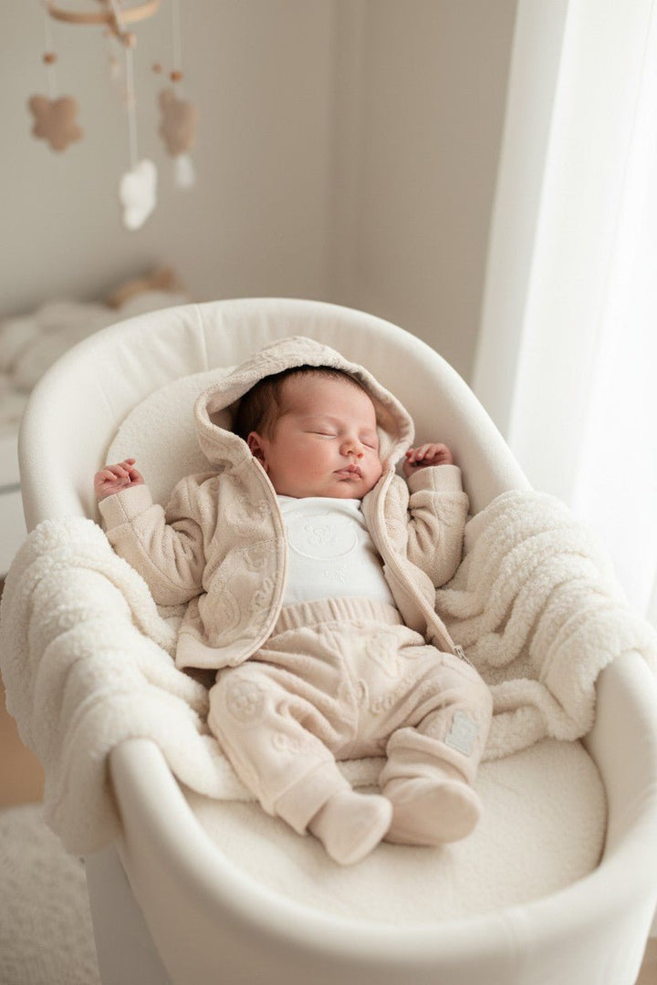GUESS® Kids "Sage" Sand Bear Tracksuit Set - Millie and John