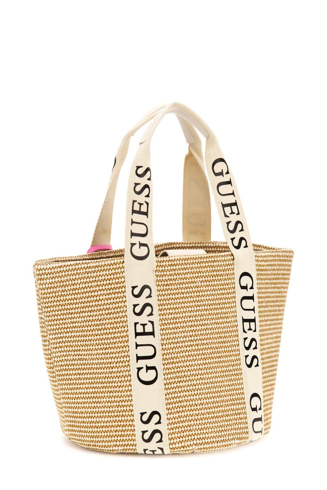 GUESS® Kids "Tula" Sand Straw Shopper Bag - Millie and John