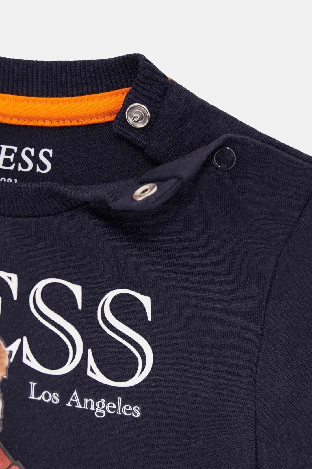 GUESS® Kids "Zac" Navy Skateboard Teddy T-Shirt & Shorts - Millie and John