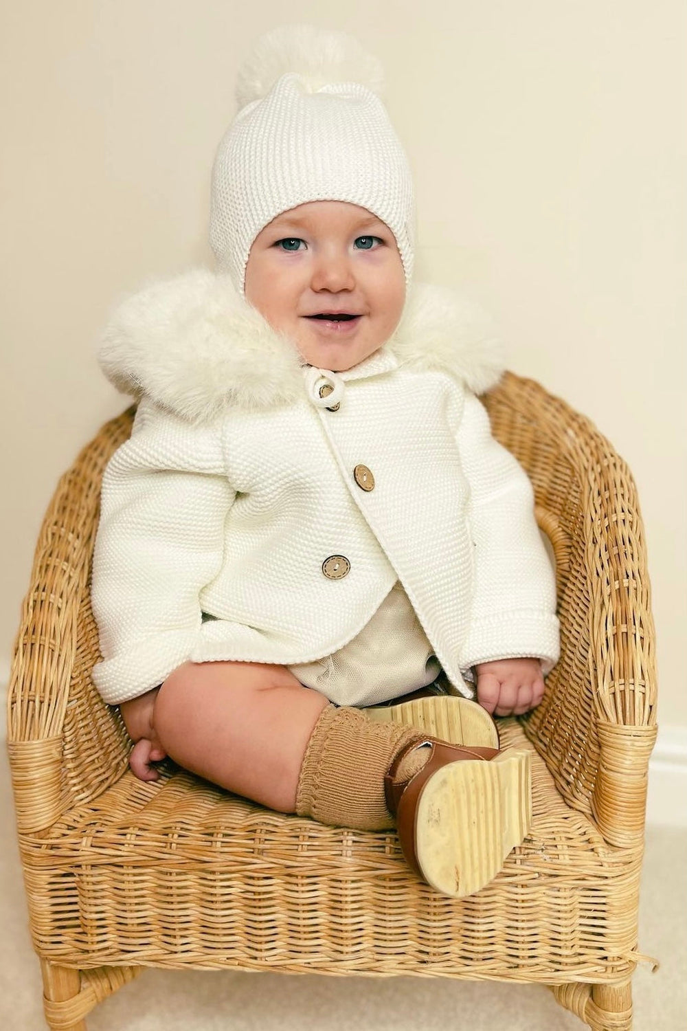Pangasa PREORDER Faux Fur Hat with Ties | Millie and John