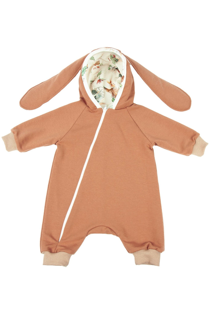Jamiks "Andrea" Caramel Bunny Ear Romper - Millie and John