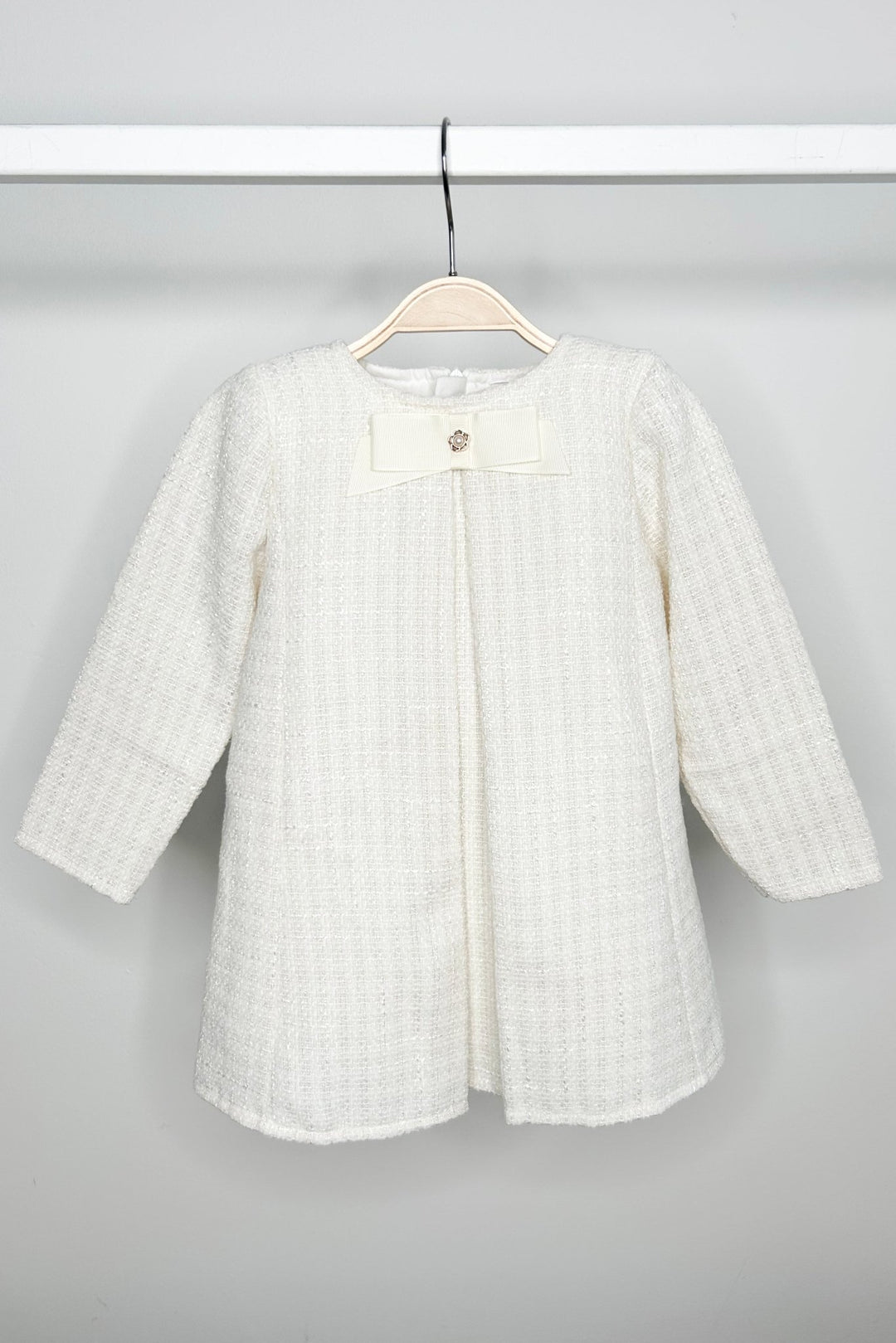 Jamiks "Ayala" Ivory Shimmer Tweed Dress - Millie and John